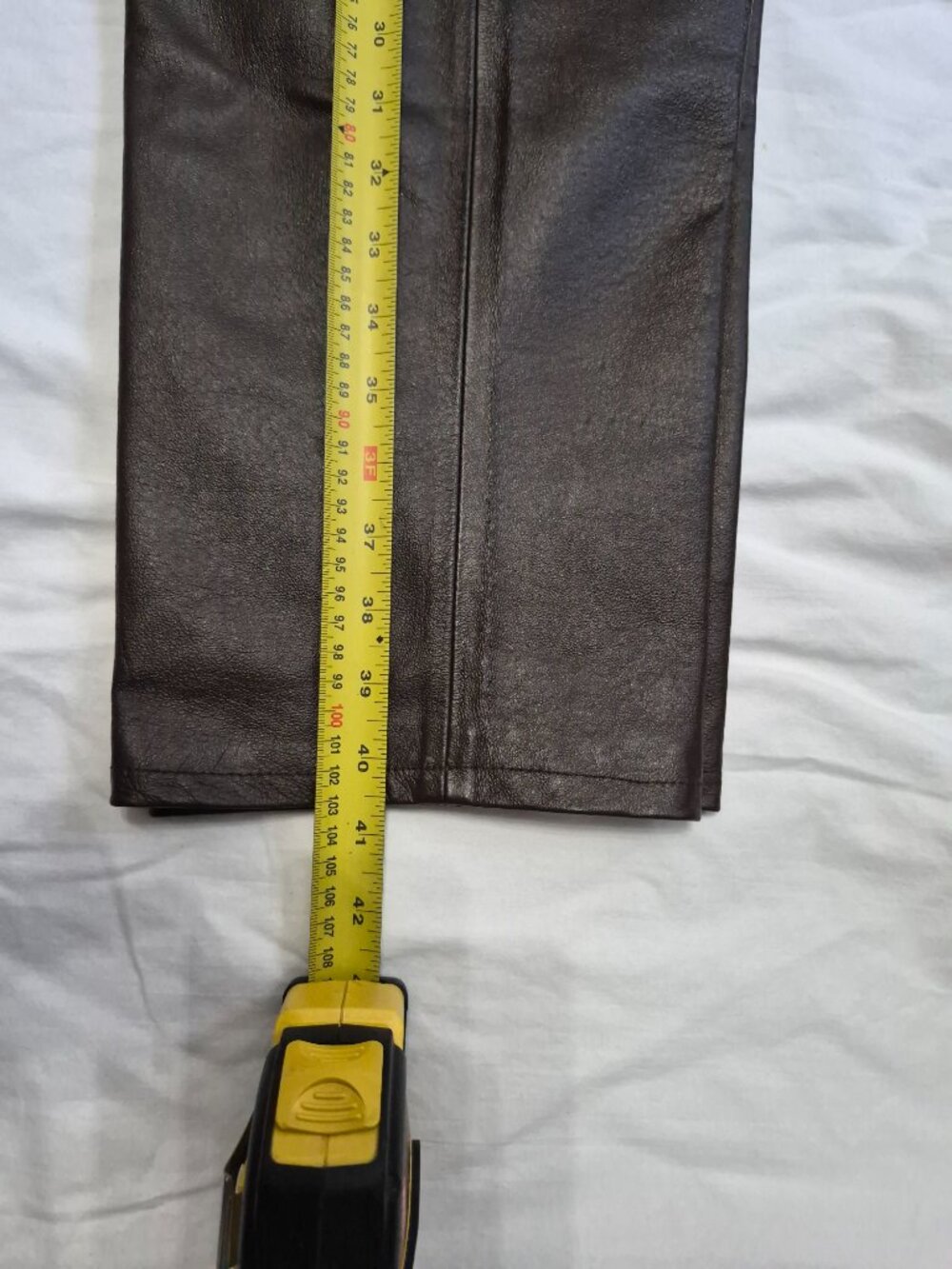 Genuine leather Jeaneology pants size 12 - Picture 6 of 8